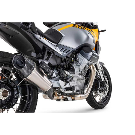 SILENCIEUX ZARD INOX MOTO GUZZI STELVIO