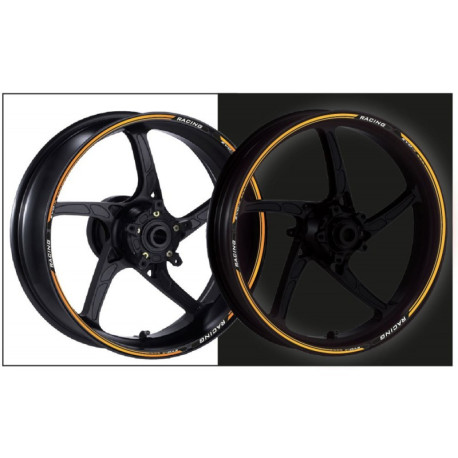 Stickers de jantes rétro-réfléchissants 17 pouces