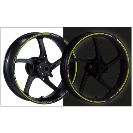 Stickers de jantes rétro-réfléchissants 17 pouces