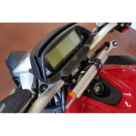 Support amortisseur direction MV AGUSTA BRUTALE 800 MY2016 - pour riser CNC Raci