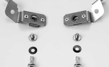 supports inox Flancs latéraux (2 pcs)