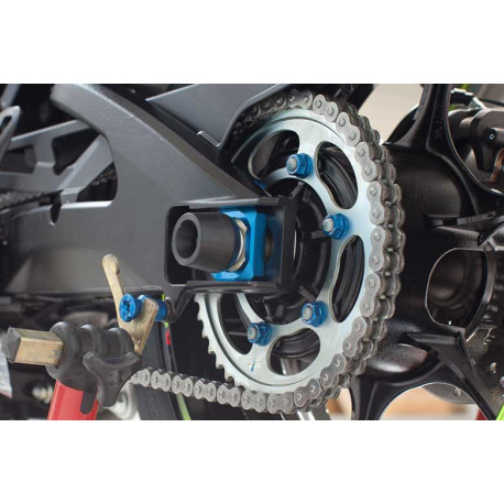 SUZUKI GSXR 1000 ROULETTES DE PROTECTION ROUE ARRIERE EVOTECH  Silencieux afterm