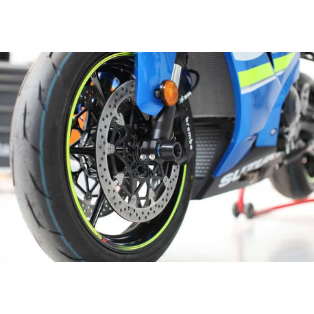 SUZUKI GSXR 1000 ROULETTES DE PROTECTION ROUE AVANT EVOTECH