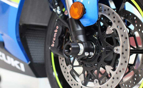 SUZUKI GSXR 1000 ROULETTES DE PROTECTION ROUE AVANT EVOTECH