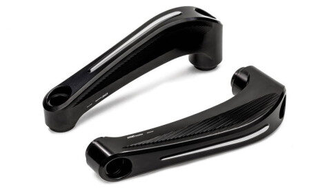 TAMPONS DE PROTECTION DE CADRE-MOTEUR NOIR ET ALU CNC RACING