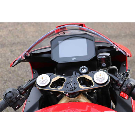 TE DE FOURCHE SUPERIEUR ALUMINIUM TAILLE MASSE MV AGUSTA