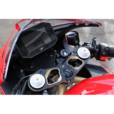 TE DE FOURCHE SUPERIEUR ALUMINIUM TAILLE MASSE MV AGUSTA