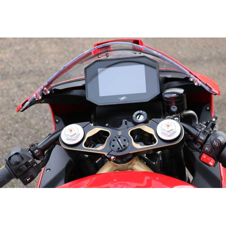 TE DE FOURCHE SUPERIEUR ALUMINIUM TAILLE MASSE MV AGUSTA