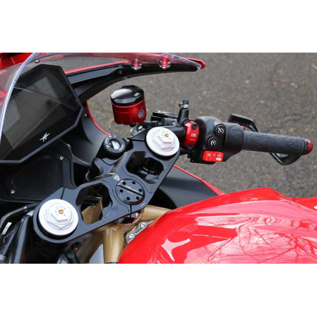 TE DE FOURCHE SUPERIEUR ALUMINIUM TAILLE MASSE MV AGUSTA