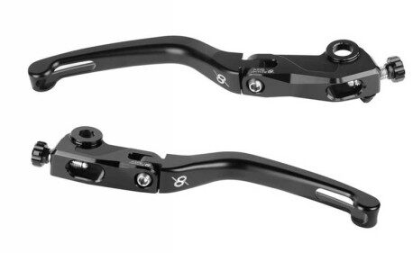 TRIUMPH SPEED KIT LEVIER FREIN ET EMBRAYAGE REPLIABLE ALU TAILLE MASSE BONAMICI