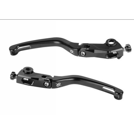 TRIUMPH SPEED KIT LEVIER FREIN ET EMBRAYAGE REPLIABLE ALU TAILLE MASSE BONAMICI