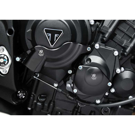 TRIUMPH STREET TRIPLE 765 PROTECTION CARTER DISTRIBUTION COTE DROIT ALU TAILLE M