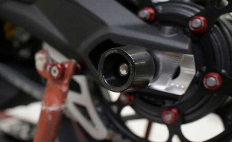 TRIUMPH STREET TRIPLE 765 ROULETTES DE PROTECTION ROUE ARRIERE EVOTECH