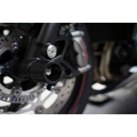 TRIUMPH STREET TRIPLE 765 ROULETTES DE PROTECTION ROUE AVANT EVOTECH