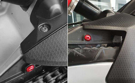 VIS DE CARTER DE CHAINE APRILIA RS 660 CNC RACING