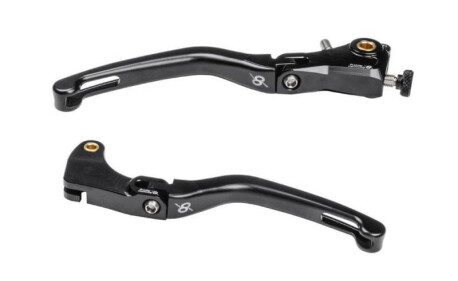 YAMAHA R1-R6 KIT LEVIER FREIN ET EMBRAYAGE REPLIABLE ALU TAILLE MASSE BONAMICI