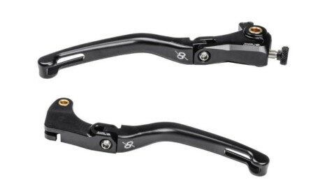 YAMAHA R1-R6 KIT LEVIER FREIN ET EMBRAYAGE REPLIABLE ALU TAILLE MASSE BONAMICI