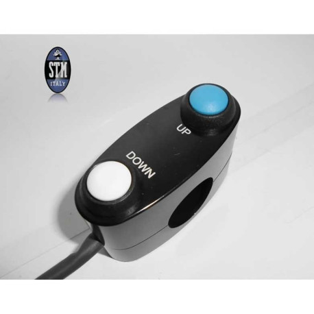 BOUTON MONOSTABLE COMODO STM BLEU