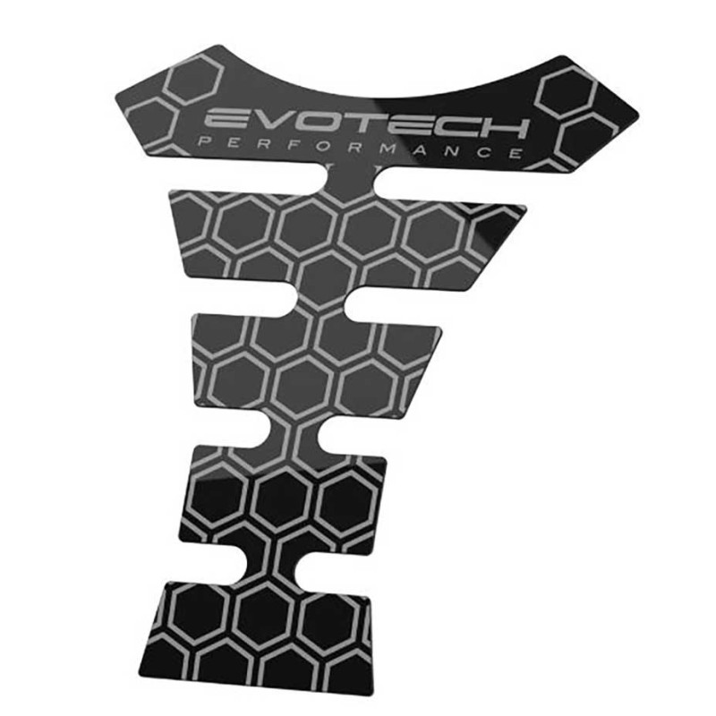 PROTECTION AUTOCOLLANTE POUR RÉSERVOIR DE MOTO EP - MOTIF HEXAGONAL GRIS CLAIR