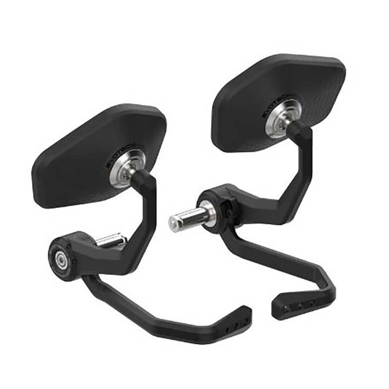 Rétroviseurs en embout de guidon et kit de protections de leviers de frein et d’