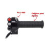 Commande de gaz commodo droit piste intégré Jet Prime RS660 gravé