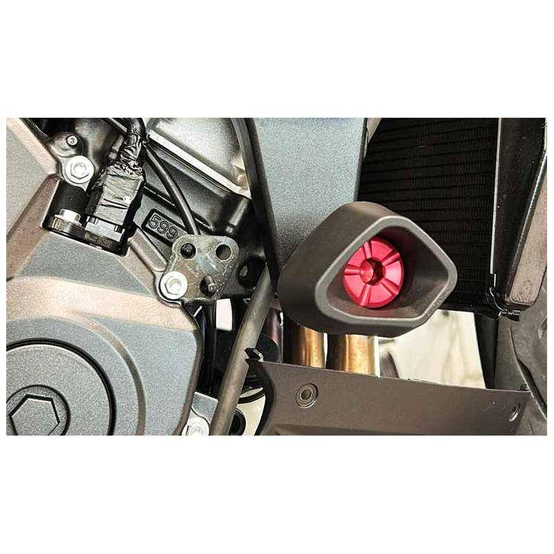 ROULETTES DE PROTECTION MOTEUR EVOTECH HONDA CBR 600 RR