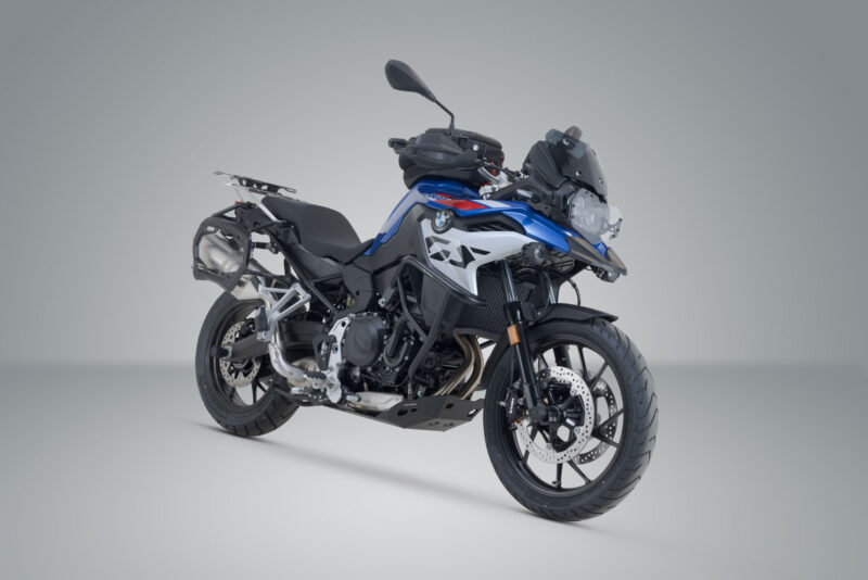 Kit Aventure DUSC avec topcase XL Noir. BMW F 750/800/850 GS. P. support acier inoxy