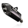 Système d'échappement Akrapovic Slip On Argent. Kawasaki KLE500 / SE (26-).