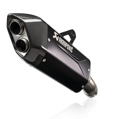 Système d'échappement Akrapovic Slip On Noir. BMW R 1300 GS (23-), R 1300 GS Adv (24-).