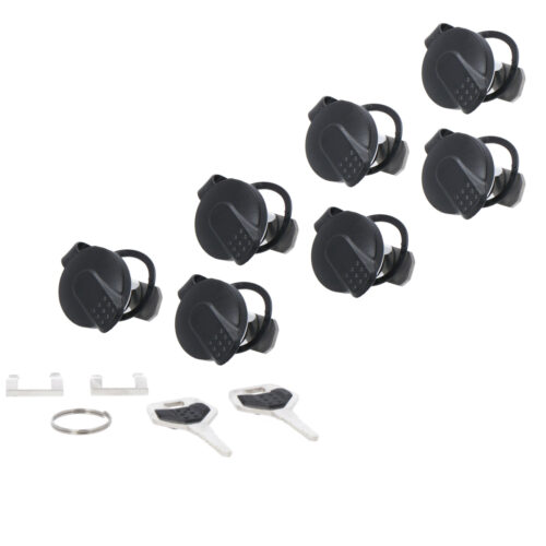 TRAX kit de serrures 7 serrures jumelées / 2 clés. Fermeture identique.