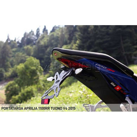 APRILIA CAPONORD 1200/RSV4/TUONO V4 SUPPORT DE PLAQUE REGLABLE