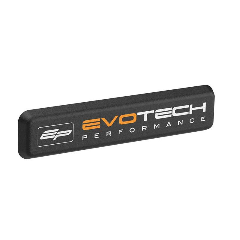 Badge de protection de radiateur de remplacement Evotech Performance - Orange (p