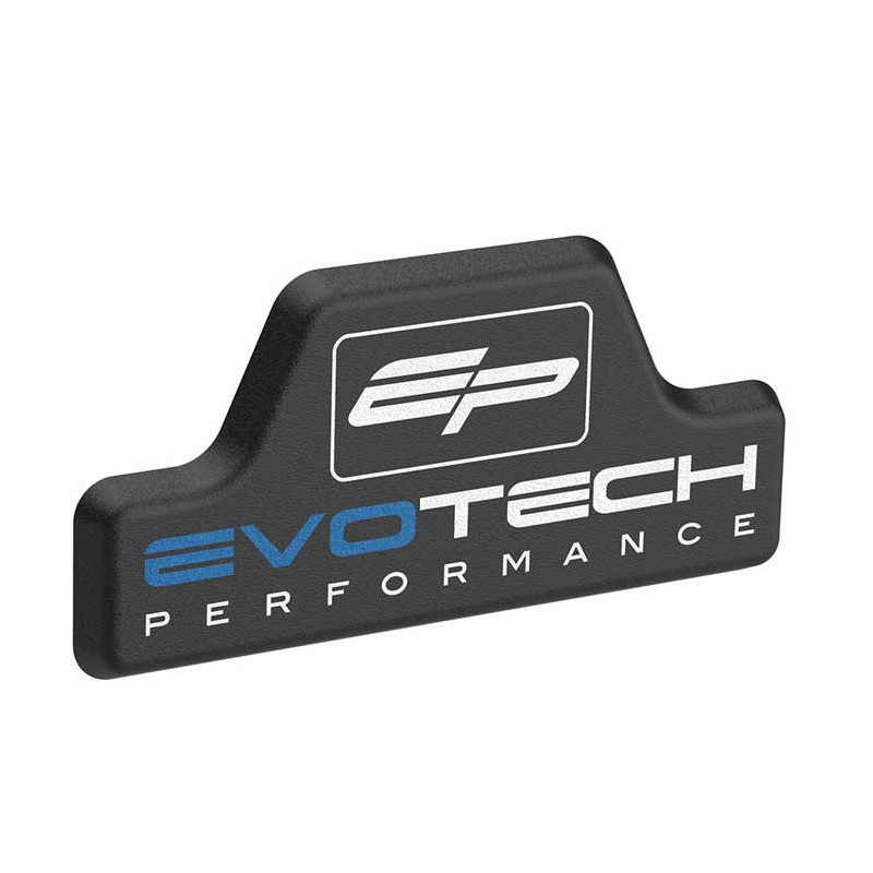 Badge de remplacement Evotech Performance pour grille de radiateur - Bleu (forme