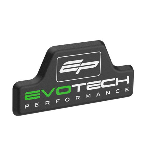 Badge de remplacement Evotech Performance pour grille de radiateur - Vert (forme