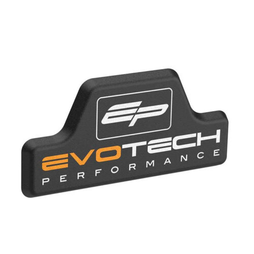 Badge de remplacement Evotech Performance pour protection de radiateur - orange