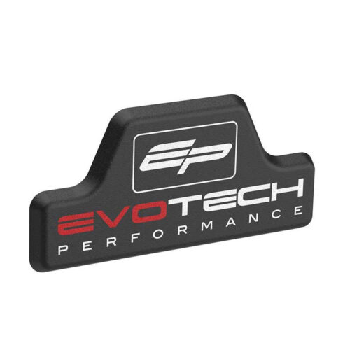 Badge de remplacement Evotech Performance pour protection de radiateur - rouge (
