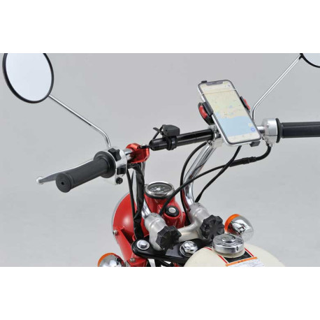 BARRE CENTRALE GUIDON 200MM, NOIR