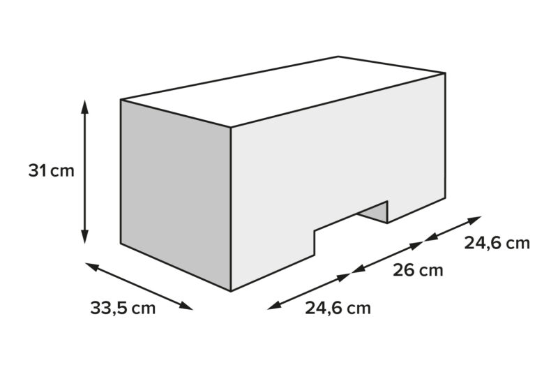 Sacoche de selle PRO Travelbag 1680D Nylon balistique. Noir/antracite. 65 l.