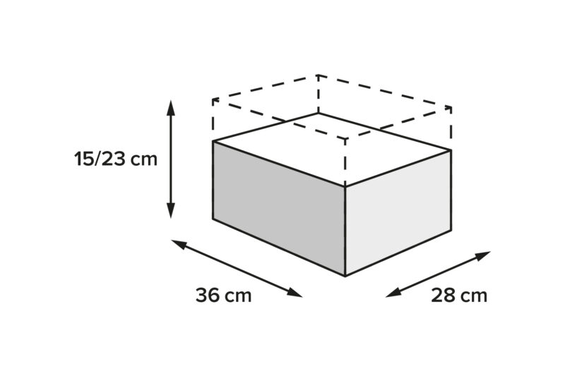 Sacoche de selle PRO Roadpack 1680D Nylon balistique. Noir/Antracite. 8-14 l.