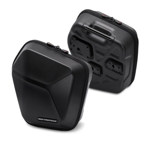 Valises latérales URBAN ABS 2x 16,5 l. Plastique rigide ABS. Pour support SLC.