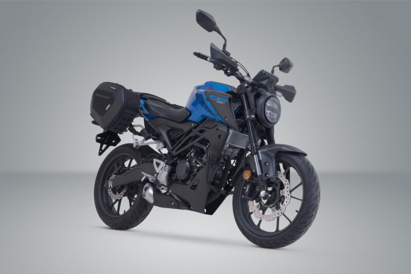 Set de sacoches latérales PRO BLAZE H Noir. Honda CB125R (17-).