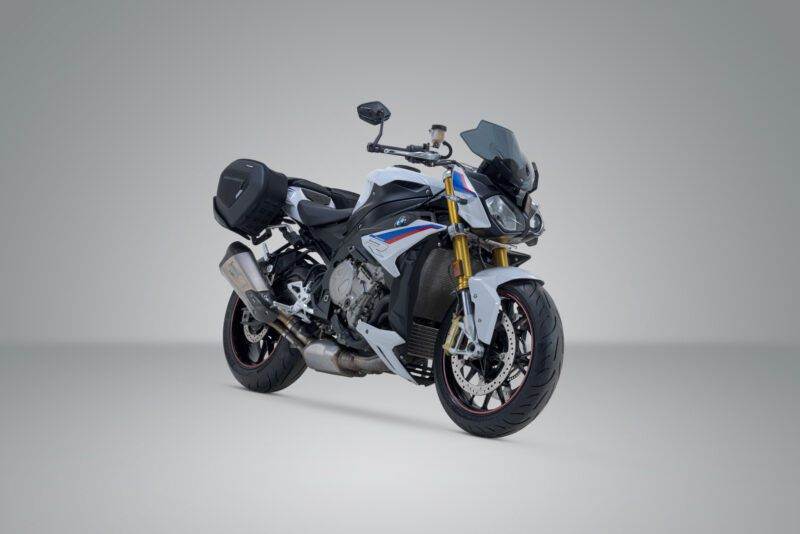 Set de sacoches latérales PRO BLAZE H Noir. BMW S1000RR (12-14) / S1000R (13-20).