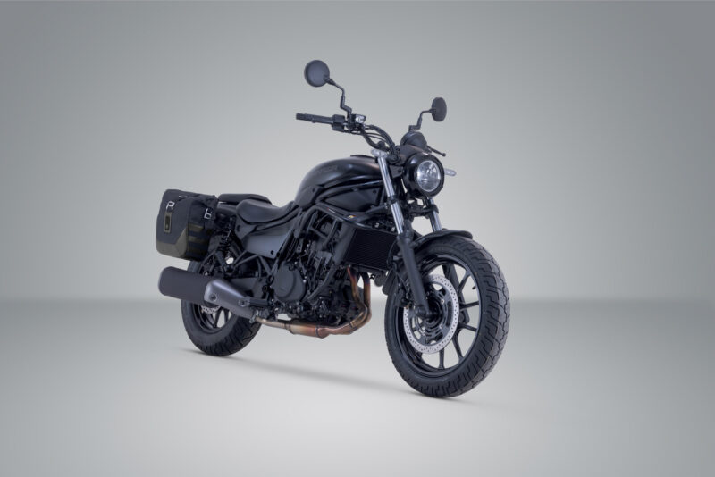 Legend Gear set sacoches latérales LC - Black E. Kawasaki Eliminator 500 (23-).