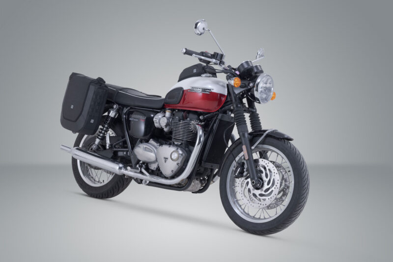 Système de sacoches latérales Legend Gear V-LOC 16/16 l. Triumph Bonnev. T100 (16-)/ T120 (15-).