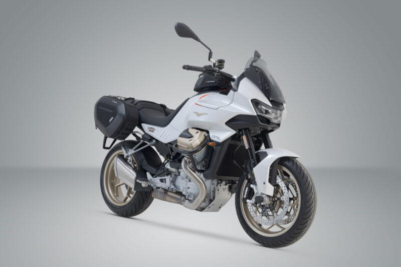 Set de sacoches latérales PRO BLAZE Noir. Moto Guzzi V100 Mandello/S, Stelvio.