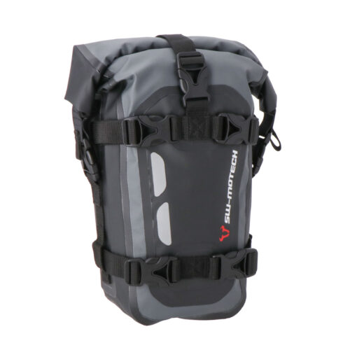 Sacoche de selle Drybag 80 8 l. Gris/Noir. Étanche.