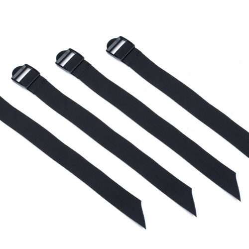 Set de sangles pour pochette accessoire TRAX 4 sangles. 30 x 350 mm. Avec verrou.