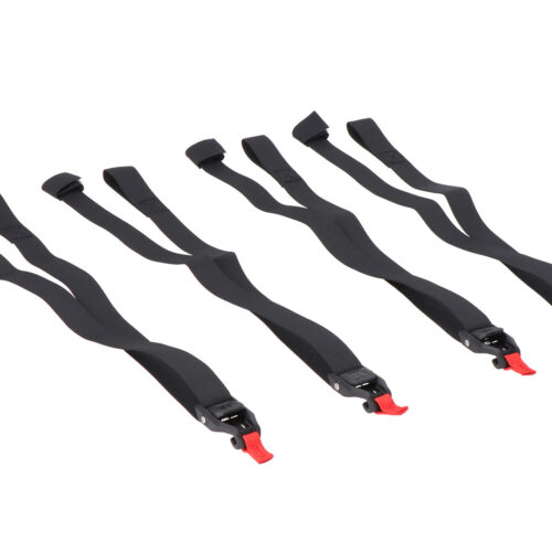 Set de sangles 4 x. Pour sacoche selle PRO. Crochet sur un côté.