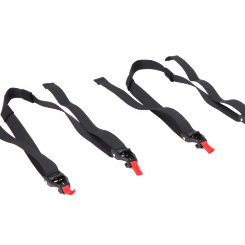 Set de sangles 2 x. Pour sacoche selle PRO. Crochet sur 2 côtés.
