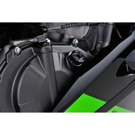 BOUCHON CARTER HUILE M20 X P2.5 CNC NOIR